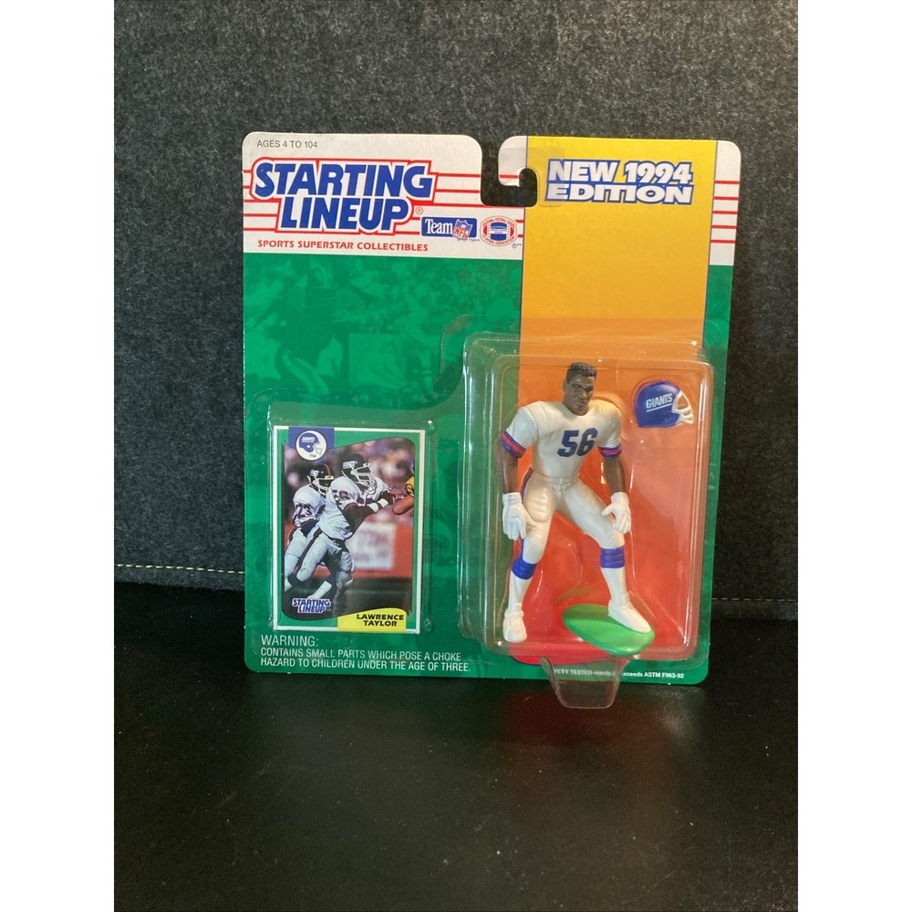 Kenner 1994 Starting Lineup Lawrence Taylor NY Giants Figure with Card 68639